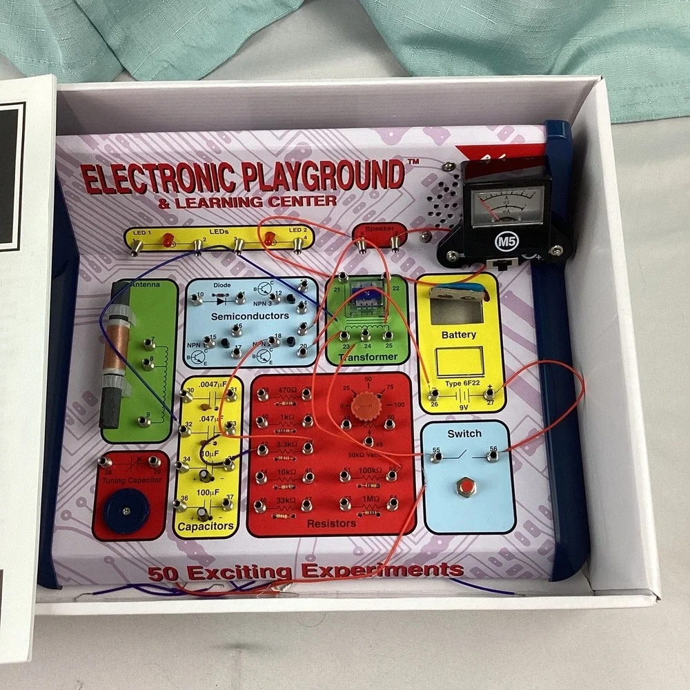 Elenco Electronic Playground Learning Center 50 Experiments Model EP-50 STEM Kit